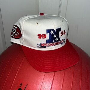 Vintage San Francisco 49ers SnapBack Hat NFC Champions 1994 Embroidered NFL